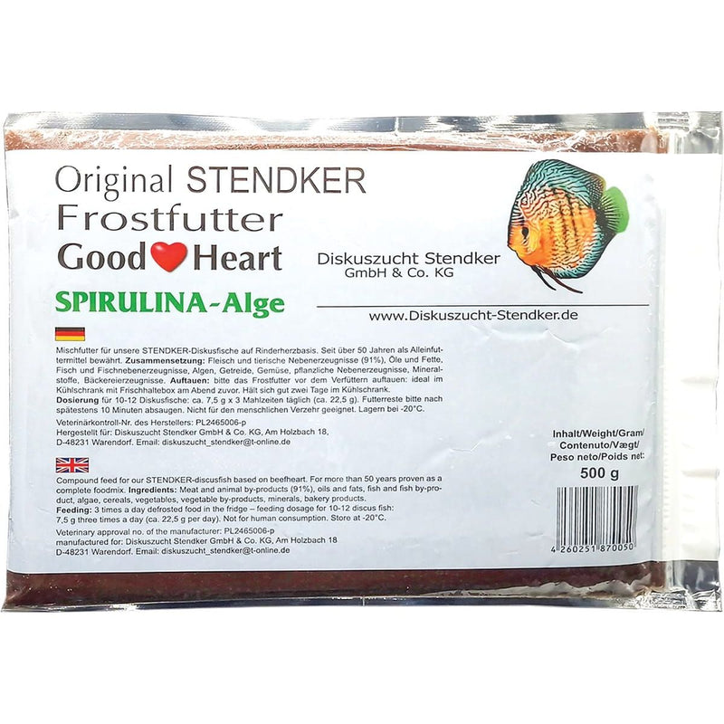Superfish Aquarium Stendker Good Heart Spirulina 500 g Plaque 4260251870050 A3011035