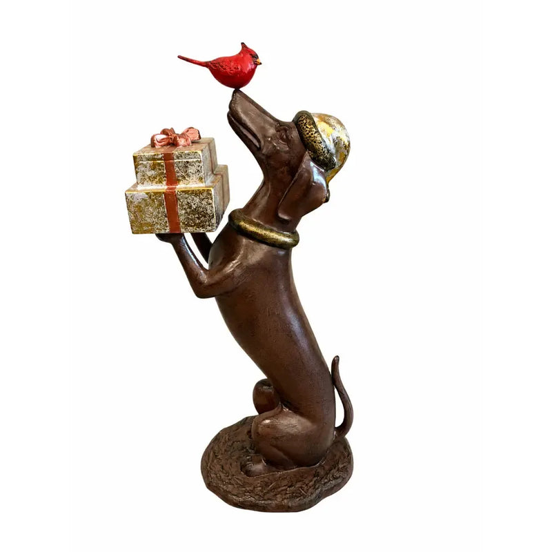 Teckel avec cadeaux de Noël — AL2982AL-IM