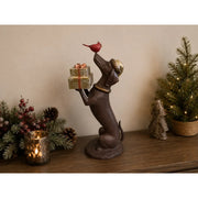 Teckel avec cadeaux de Noël — AL2982AL-IM