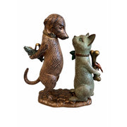 Chien et chat avec cadeaux — AL3048AL-IM