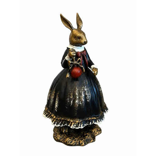 Lapin victorien avec boule de Noël — AL3064AL-IM