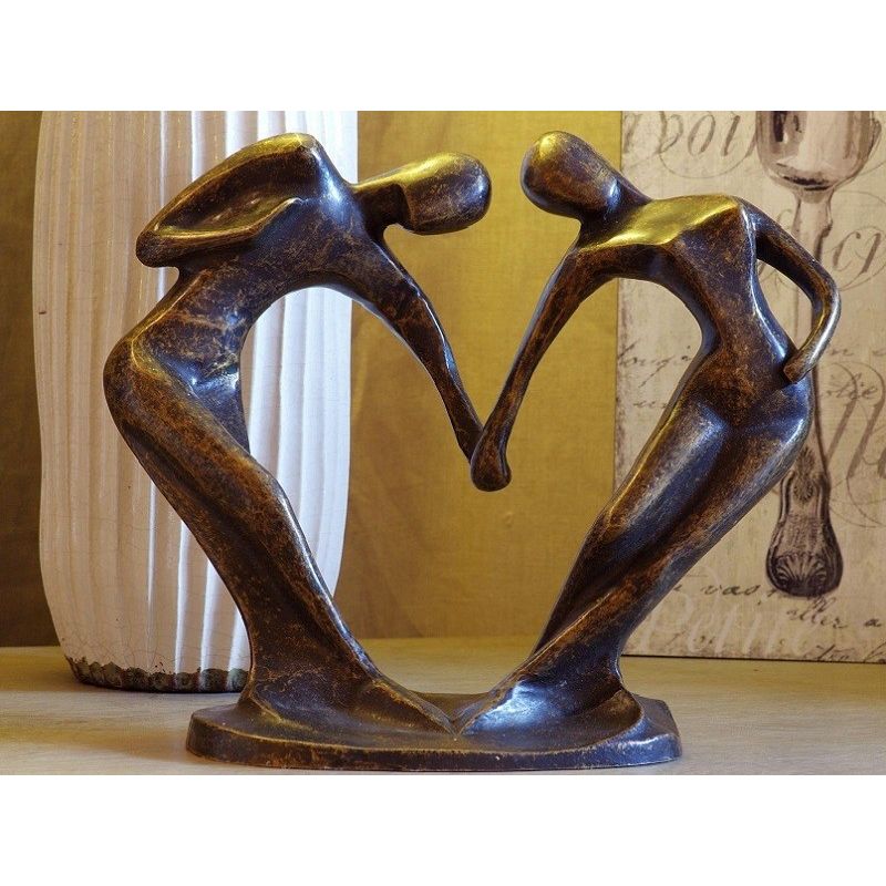 Couple De Danse Abtrait 24 X 30 Cm. — AN0720BR-BI