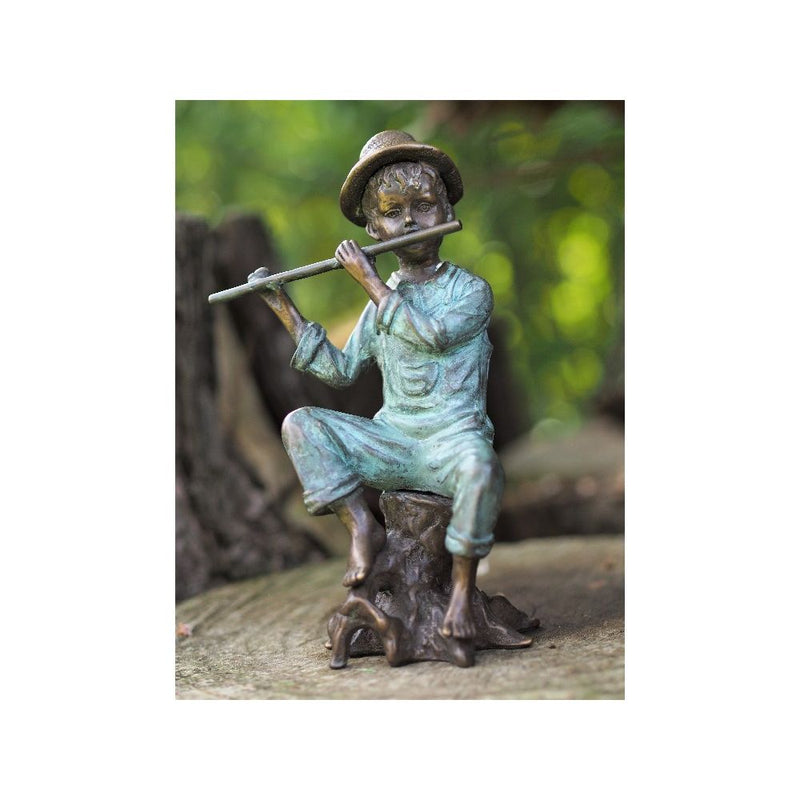 Garçon Avec Flute — AN1054BRW-V-S