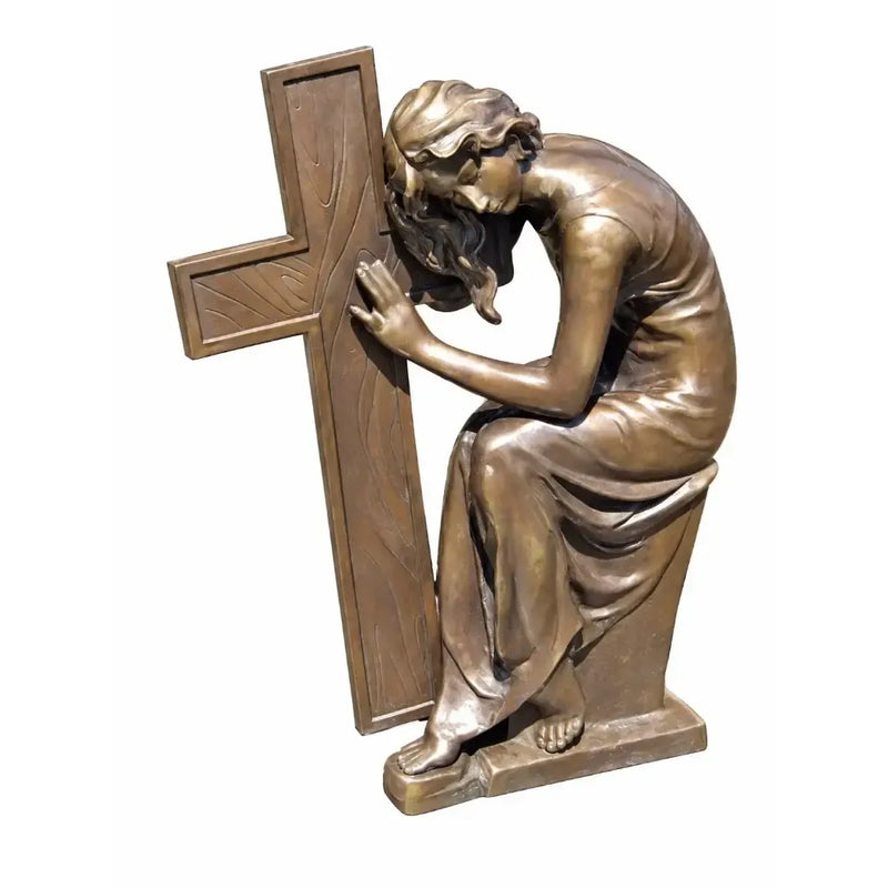 Femme Assise au Croix — AN1270BRW-B