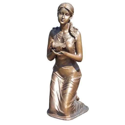 Femme Avec Pigeon — AN1271BRW-B