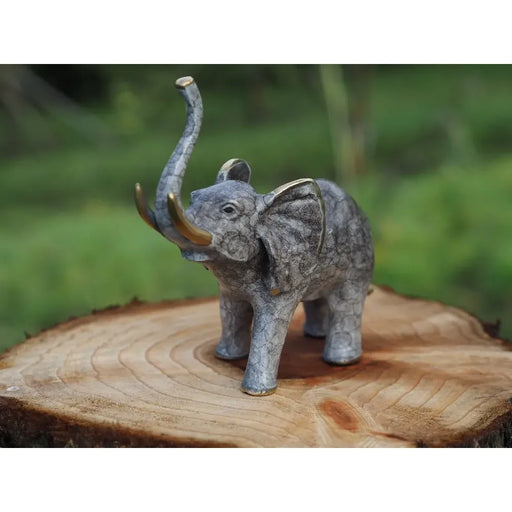 Petit Eléphant Patine Coloree — AN1855BR-HP