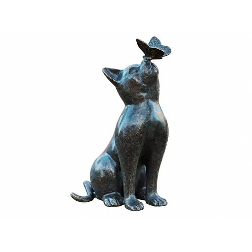 Chat Avec Papillon — AN1905BR-BI