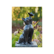 Chat Avec Papillon — AN1905BR-BI
