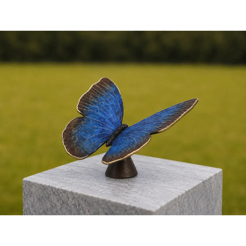 Papillon bleu urne — AN2730BRW-HP