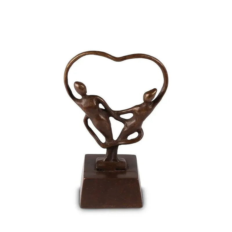 Petite Urne Avec Couple Dans Coeur — AN2751BR-B