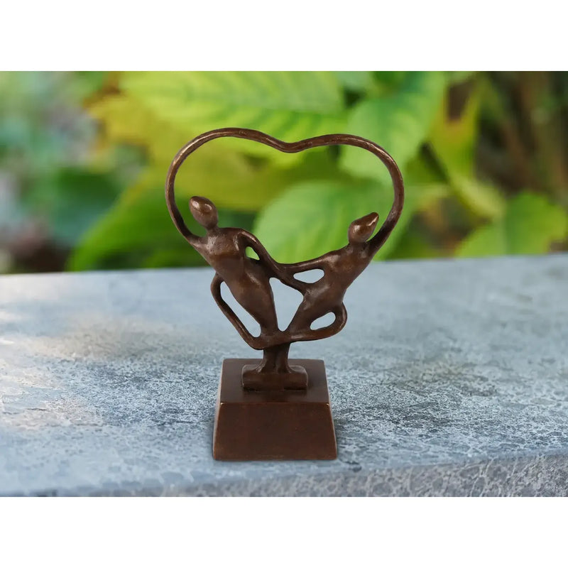 Petite Urne Avec Couple Dans Coeur — AN2751BR-B