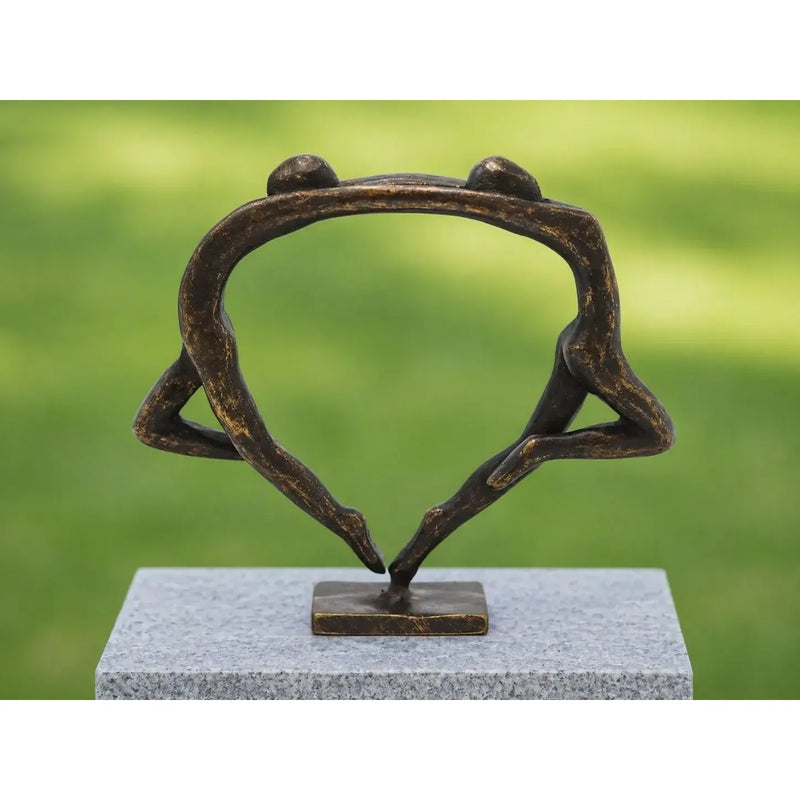Petite Sculpture Couple Moderne — AN2831BR-BI