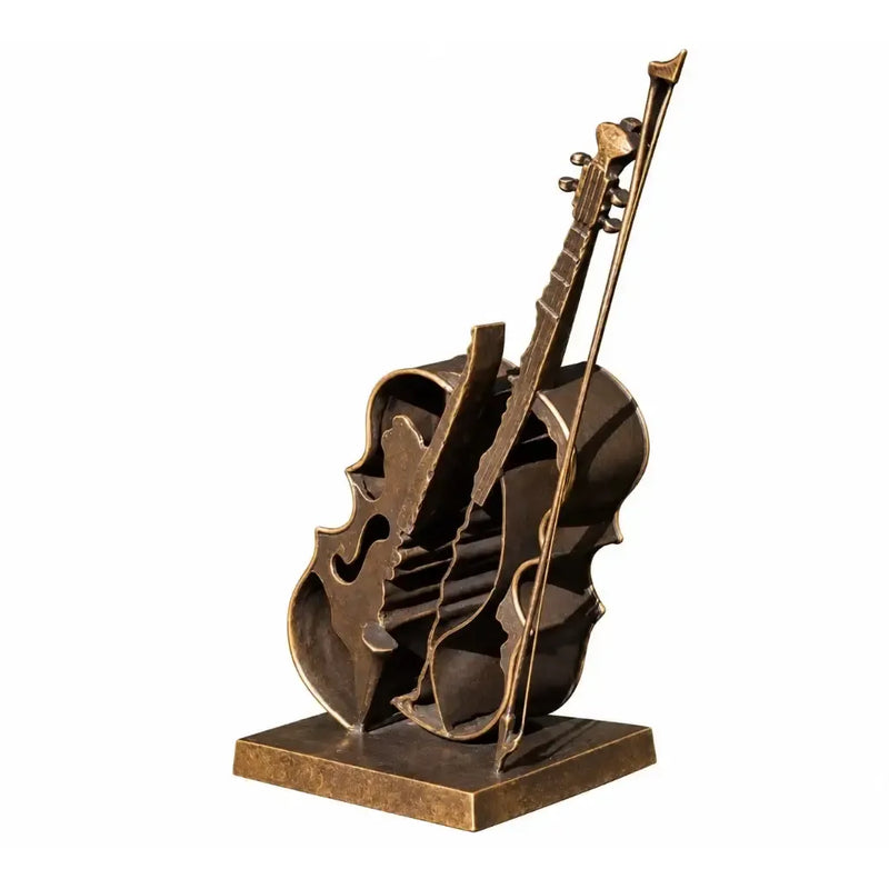 Sculpture Moderne Violon — AN2846BRW-BI