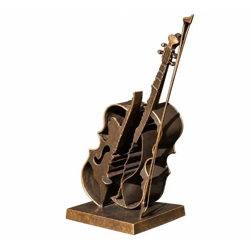 Sculpture Moderne Violon — AN2846BRW-BI