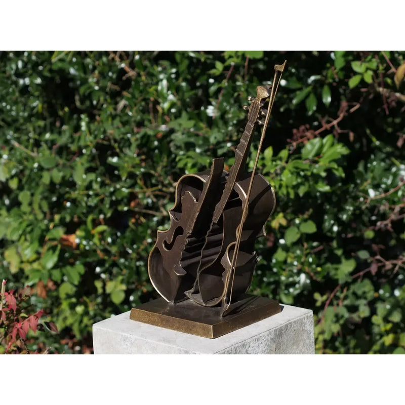 Sculpture Moderne Violon — AN2846BRW-BI