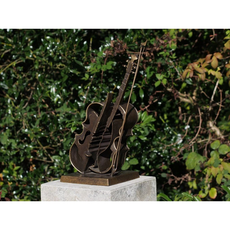 Sculpture Moderne Violon — AN2846BRW-BI