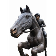 Cheval De Course Avec Jockey — B1013