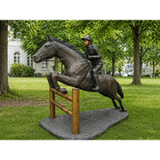 Cheval De Course Avec Jockey — B1013