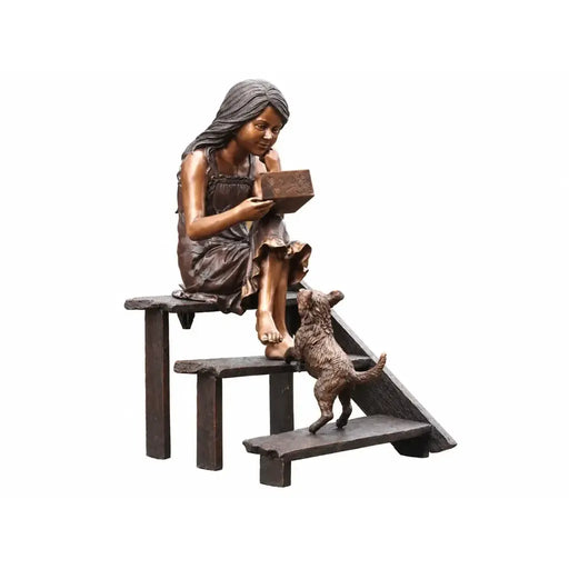 Fille Sur L'Escalier — B1122