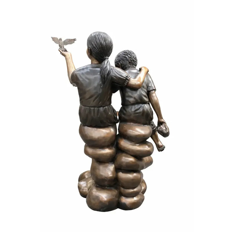2 Enfants Sur Rocher — B1180