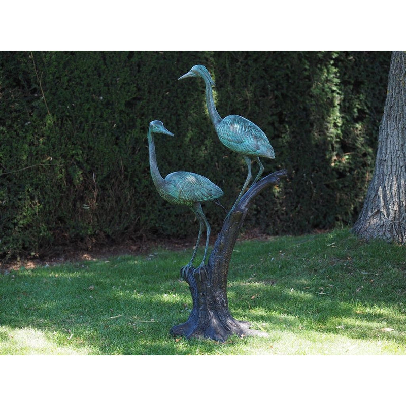 2 Hérons sur arbre — B1376
