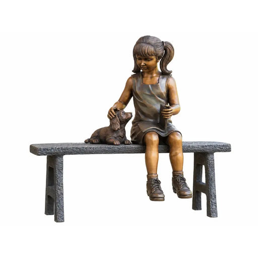Fille Sur Banc — B1381