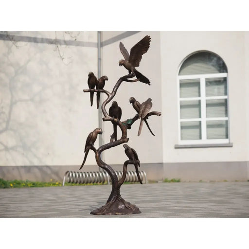 8 perroquets sur un arbre — B1486