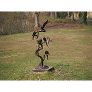 8 perroquets sur un arbre — B1486