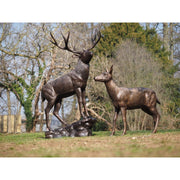 Cerf debout sur socle — B1504-1