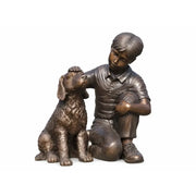 Garçon avec un chien — B1518
