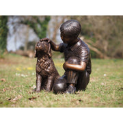 Garçon avec un chien — B1518