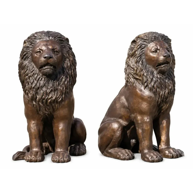 2 Lion assis — B1519