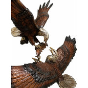 Deux aigles avec un poisson — B1850