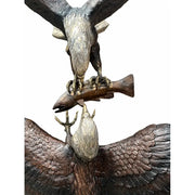Deux aigles avec un poisson — B1850