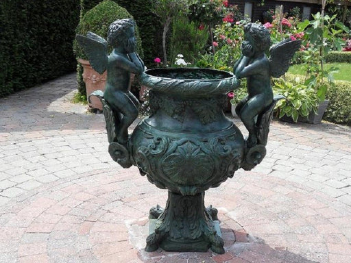 Vase Avec 2 Anges — B343