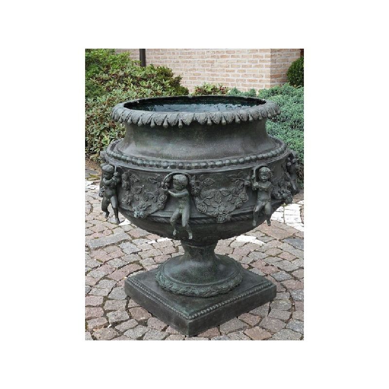 Grande Vase Avec Des Anges — B438