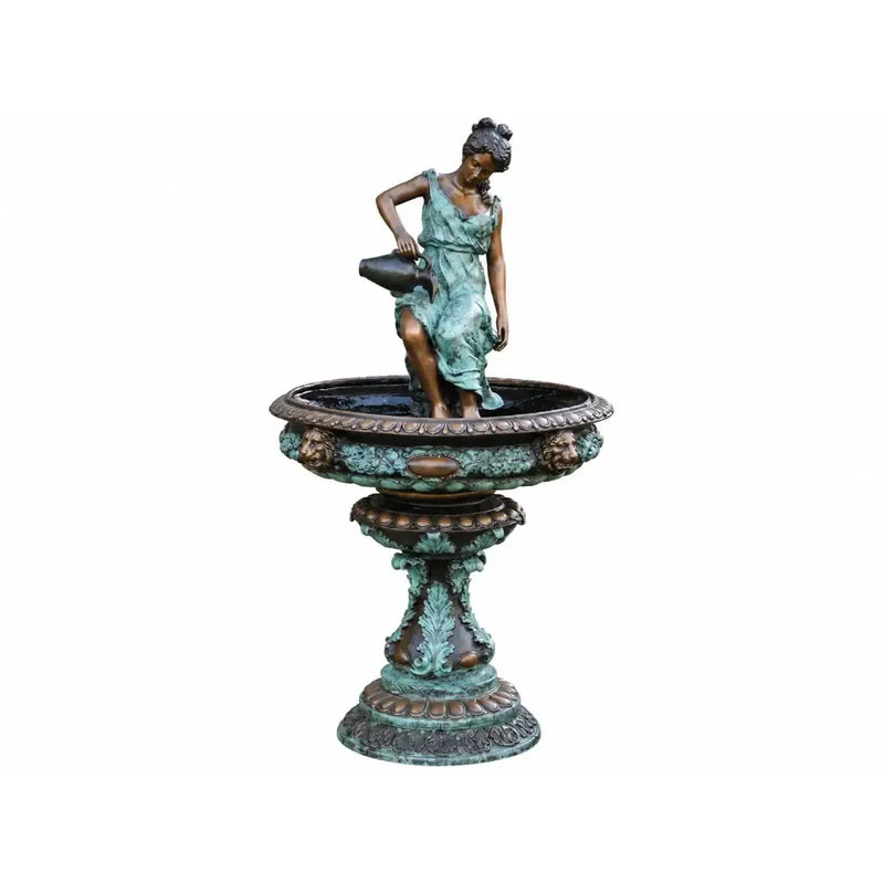 Fontaine Femme Avec Cruchon — B52290