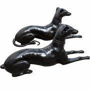 Paire De Chiens Couchant — B538