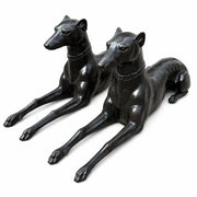 Paire De Chiens Couchant — B538