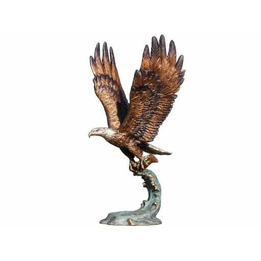 Aigle volant avec un poisson — B56604