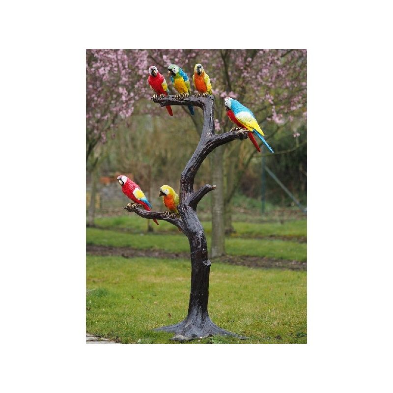 Arbre Avec Des Perroquets — B57884