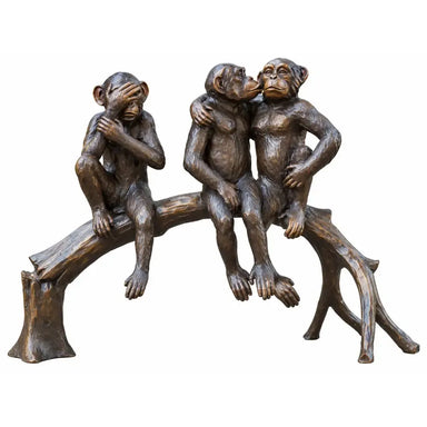 3 Singes Sur Tronc — B94254