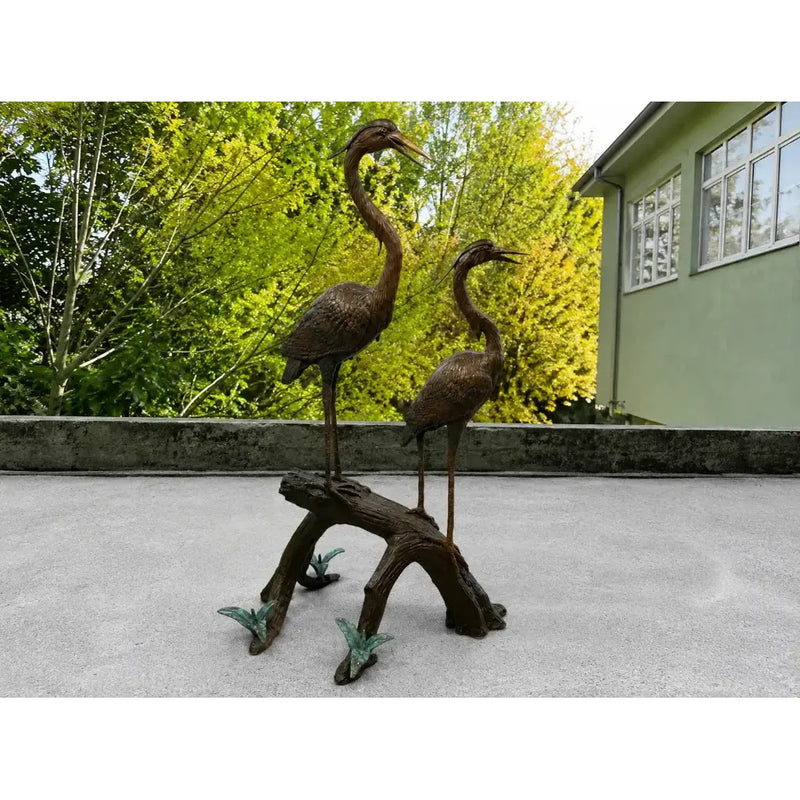 2 Hérons sur arbre — B97240