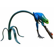 Grenouille De La Foret Tropicale Bleu Sur Rameau — BS0986C