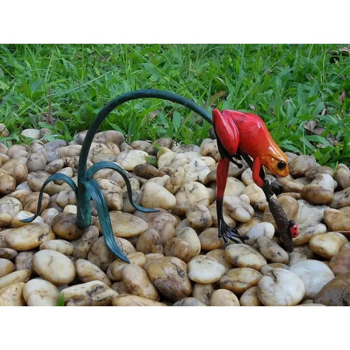 Grenouille De La Foret Tropicale Rouge Sur Rameau — BS0989C