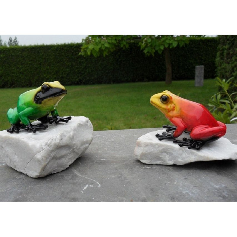 Frog on Rock Red/Green — BS1071C