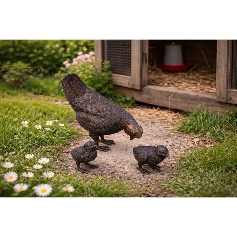 Poule avec ses poussins — BS1126B