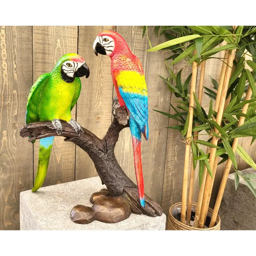2 perroquets sur une branche — BS1436B