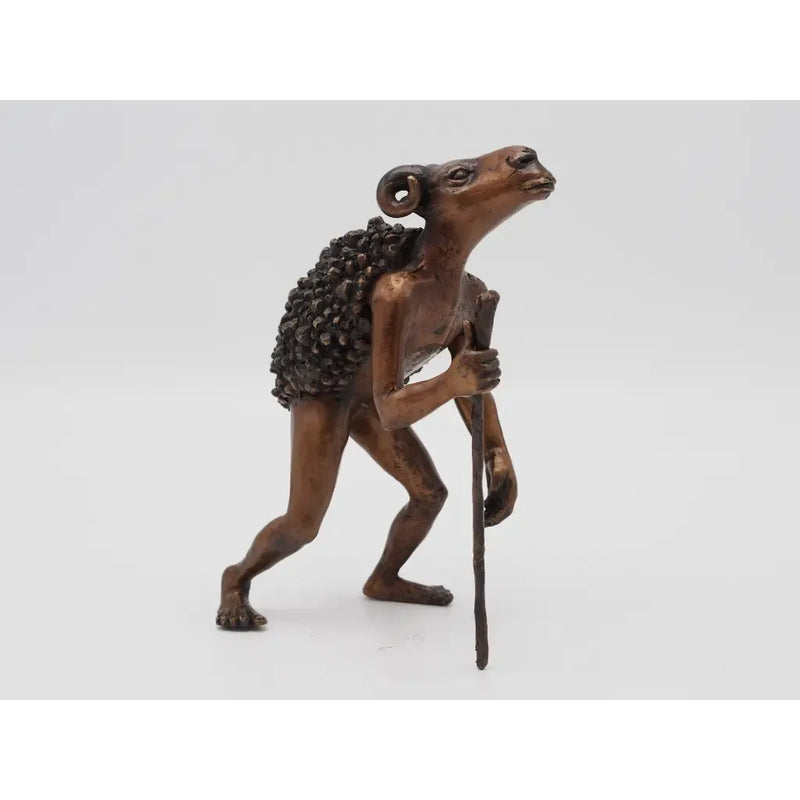 Homme de chèvre avec canne — BS1449B