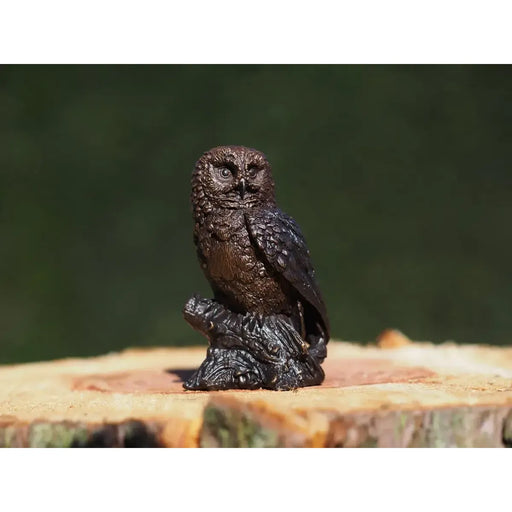 Hibou sur une souche d'arbre — BS1513B